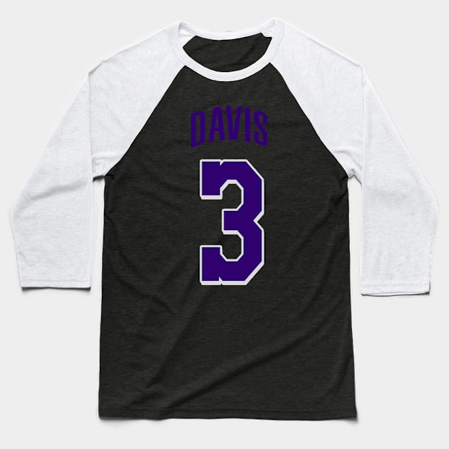 Davis 3 Baseball T-Shirt by Cabello's